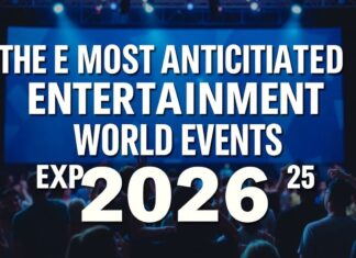 2026’da Beklenen Eğlence Dünyasının En Büyük Etkinlikleri The Most Anticipated Entertainment World Events Expected in 2026