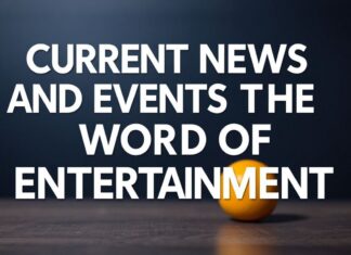 Eğlence Dünyasından Güncel Haberler ve Etkinlikler Current News and Events from the World of Entertainment