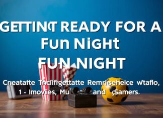 Eğlenceli Geceye Hazırlanmak: Film, Müzik ve Oyunlar ile Unutulmaz Anılar Getting Ready for a Fun Night: Create Unforgettable Memories with Movies, Music, and Games