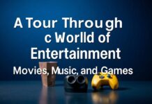 Eğlencenin Dünyasında Gezinti: Filmler, Müzik ve Oyunlar A Tour Through the World of Entertainment: Movies, Music, and Games
