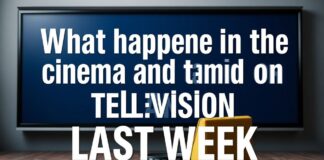 Sinemada ve Televizyonda Geçen Hafta Ne Oldu? What happened in the cinema and on television last week?